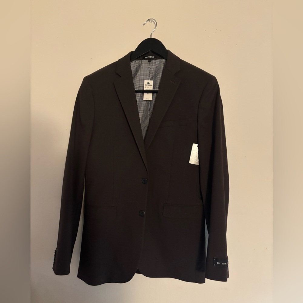 NWTs Express Men's Brown Suit w/ Pants